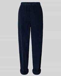 American Vintage - Corduroy Broek Met Elastische Band - Lyst