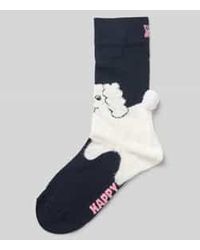 Happy Socks - Sokken Met Motiefstitching, Model 'Fluffy Dog' - Lyst