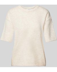 SELECTED - Gebreid Shirt Met Ronde Hals - Lyst