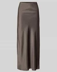 Neo Noir - Midirok Van Satijn Met Elastische Band, Model 'Ura' - Lyst