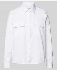 Milano Italy - Regular Fit Overhemdblouse Met Paspelzakken Op De Borst - Lyst