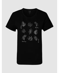 Tom Tailor - T-Shirt mit floralem Print - Lyst