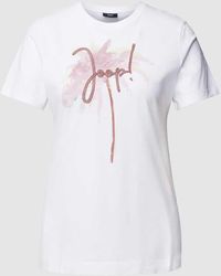 Joop! - T-Shirt mit Label-Stitching - Lyst