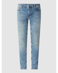 Only & Sons Slim Fit Jeans mit Stretch-Anteil Modell 'Loom' - Blau
