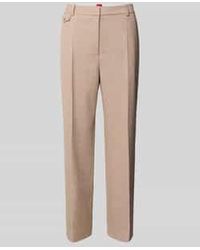 HUGO - Relaxed Fit Stoffen Broek Met Viscose, Model 'Enore' - Lyst