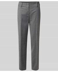Windsor. - Slim Fit Hose aus Schurwolle-Elasthan-Mix - Lyst