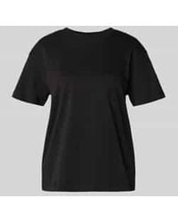Stefanel - T-Shirt Met Ronde Hals - Lyst