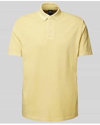 ARMANI EXCHANGE - Poloshirt Mit Kurzer Knopfleiste - Lyst