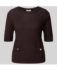 MORE&MORE - Regular Fit Strickshirt mit Rundhalsausschnitt und 1/2-Arm - Lyst