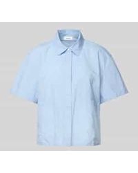 S.oliver - Relaxed Fit Overhemdblouse Van Puur Katoen - Lyst