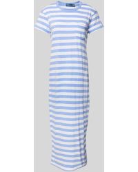 Polo Ralph Lauren - T-Shirt-Kleid mit Brusttasche - Lyst