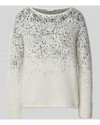 Street One - Strickpullover Mit Gerippten Abschlüssen - Lyst