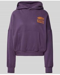 Review - Hoodie mit Label-Print - Lyst