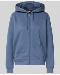 Tommy Hilfiger - Regular Fit Sweatjacke aus Baumwoll-Mix - Lyst