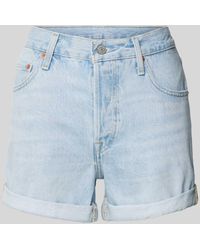 Levi's - Regular Fit Jeansshorts im 5-Pocket-Design Modell '501' - Lyst