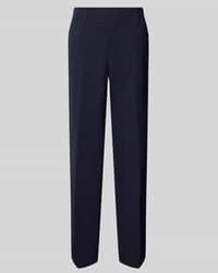 SteHmann - Straight Leg Stoffen Broek Met Steekzakken - Lyst