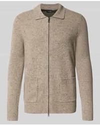 Christian Berg Men - Cardigan Met Tweewegritssluiting - Lyst