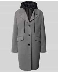 MORE&MORE - Regular Fit Lange Jas Met Viscose - Lyst