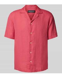 Marc O' Polo - Regular Fit Leinenhemd Mit Reverskragen - Lyst