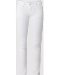 Model armanda in het Wit Dames Kleding voor voor Jeans voor Jeans met rechte pijp Carhartt WIP Denim Jeans Met Stretch En Wijde Pasvorm 