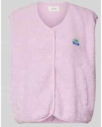 American Vintage - Bodywarmer Van Teddybont Met Labelpatch - Lyst