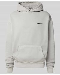 PEGADOR - Oversized Hoodie mit Logo-Stitching und Känguru-Tasche - Lyst