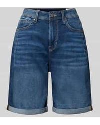 S.oliver - Regular Fit Korte Jeans Van Katoenmix Model 'Suri' - Lyst