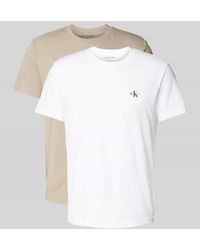 Calvin Klein - Regular Fit T-Shirt aus reiner Baumwolle - Lyst