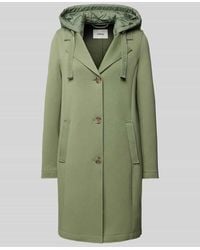 S.oliver - Regular Fit Scuba-Mantel Mit Abnehmbarer Kapuze Aus Stepp - Lyst