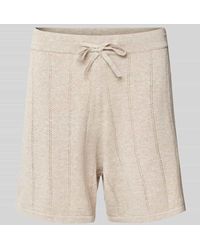 COLOURS & SONS - Regular Fit Shorts mit Lochmuster - Lyst