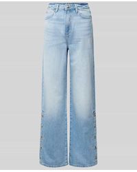 Guess - Wide Leg Jeans mit Label-Patch Modell 'PAZ' - Lyst