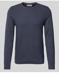 S.oliver - Regular Fit Gebreide Pullover Van Puur Katoen Met Structuurmix - Lyst