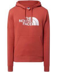 The North Face Hoodie mit Logo-Stickerei - Rot