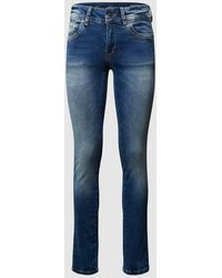 Blue Monkey - Slim Fit Jeans Mit Stretch-Anteil - Lyst