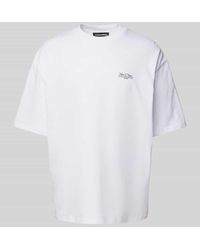 PEGADOR - Oversized T-Shirt Mit Label-Print - Lyst