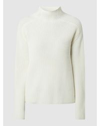 Marc O'Polo DENIM Oversized Pullover aus Wollmischung - Weiß