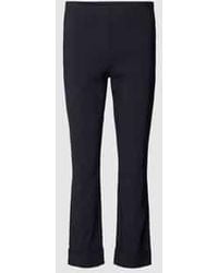 SteHmann - Straight Leg Fit Stoffen Broek Met Steekzakken Opzij - Lyst