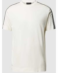 Emporio Armani - T-Shirt im unifarbenen Design - Lyst