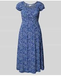 Apricot - Midi-jurk Van Viscose - Lyst