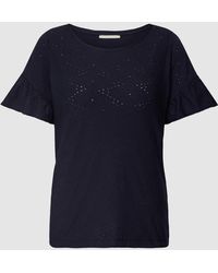 Edc By Esprit - T-Shirt mit Strukturmuster - Lyst