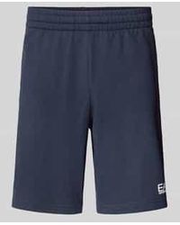EA7 - Shorts Met Elastische Band - Lyst