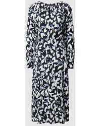 Comma, - Midikleid mit Allover-Muster - Lyst