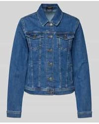 MORE&MORE - Jeansjack Met Paspelzakken Op De Borst - Lyst