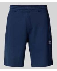 adidas Originals - Korte Broek Met Labelstitching En Elastische Band - Lyst