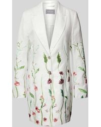 White Label - Blazer mit floralen Stitchings - Lyst