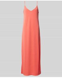 Mbym - Midikleid Mit Spaghettiträgern Modell 'Leslee' - Lyst