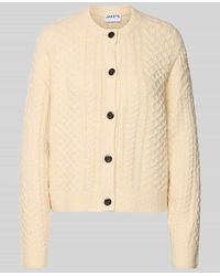 Jake*s - Regular Fit Jacke in Strick-Optik mit Woll-Anteil - Lyst