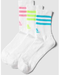 adidas - Socken mit Kontraststreifen im 3er-Pack - Lyst