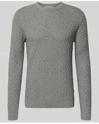 Only & Sons - Regular Fit Gebreide Pullover Met Structuurmotief, Model 'Kalle' - Lyst