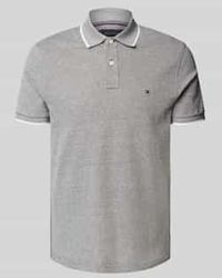 Tommy Hilfiger - Regular Fit Poloshirt Van Een Mix Van Katoen En Linnen - Lyst